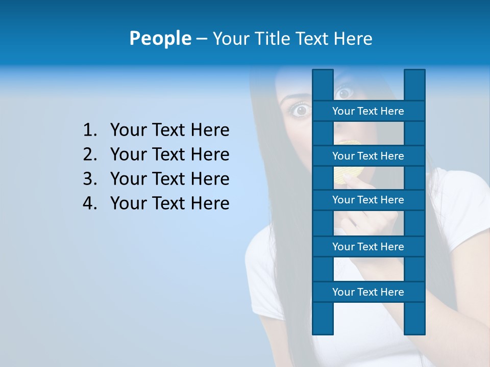 Happy Unhealthy Snack PowerPoint Template