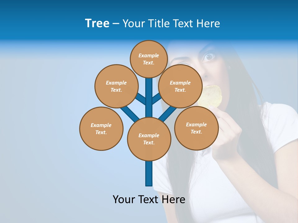 Happy Unhealthy Snack PowerPoint Template