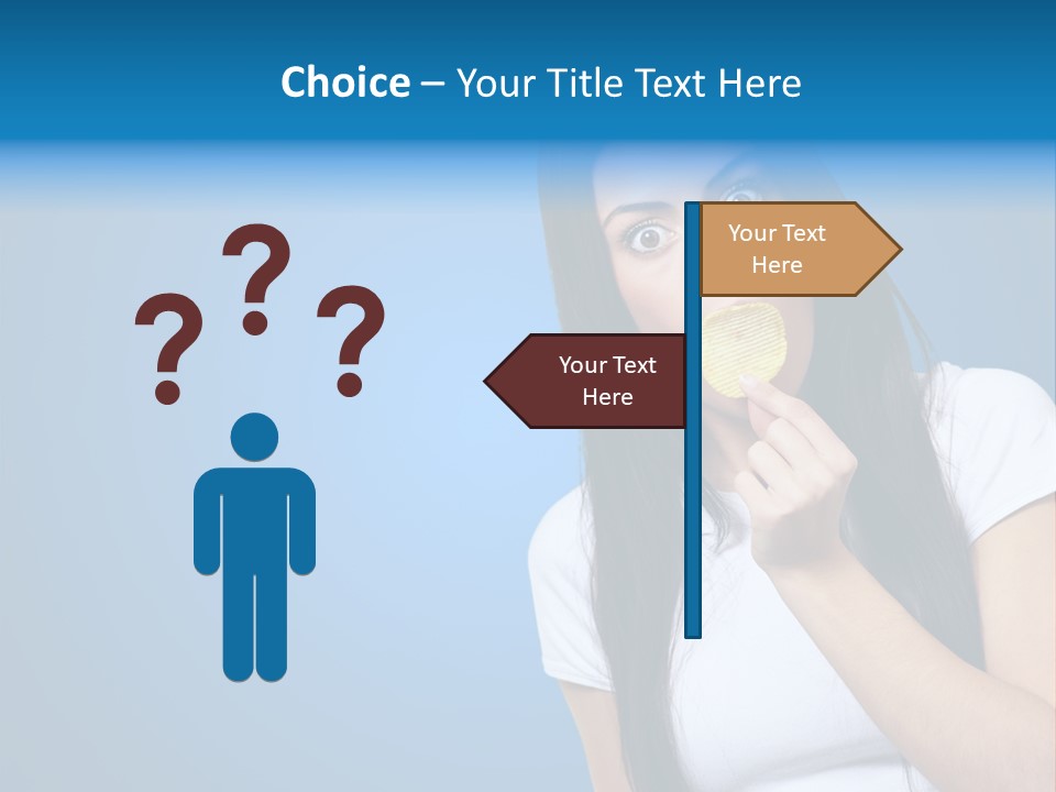 Happy Unhealthy Snack PowerPoint Template