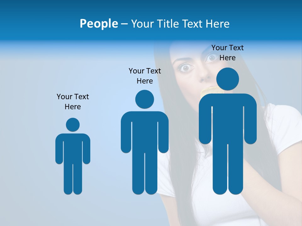 Happy Unhealthy Snack PowerPoint Template