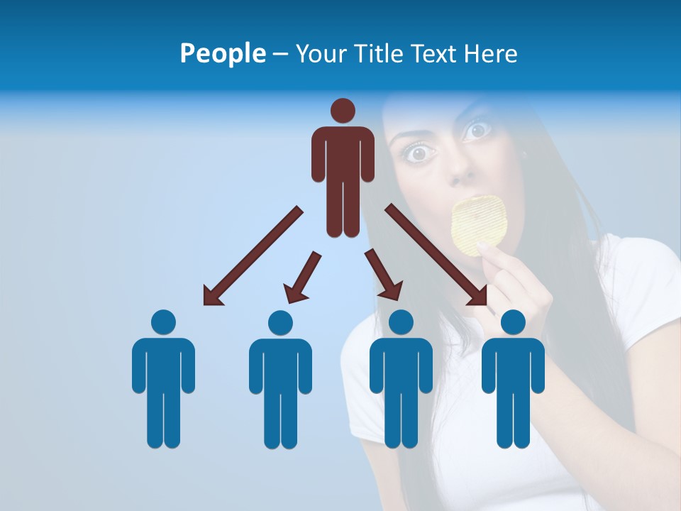 Happy Unhealthy Snack PowerPoint Template