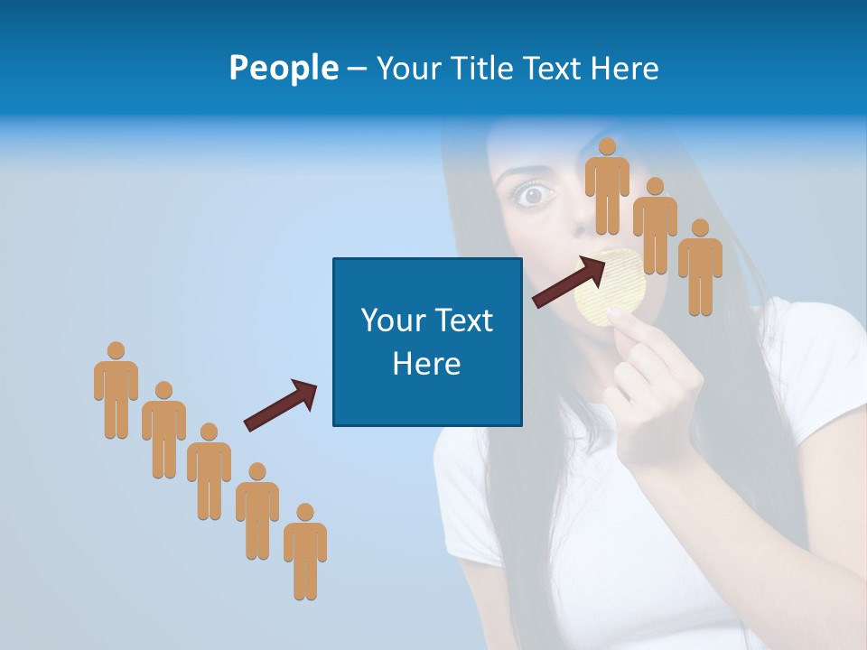 Happy Unhealthy Snack PowerPoint Template