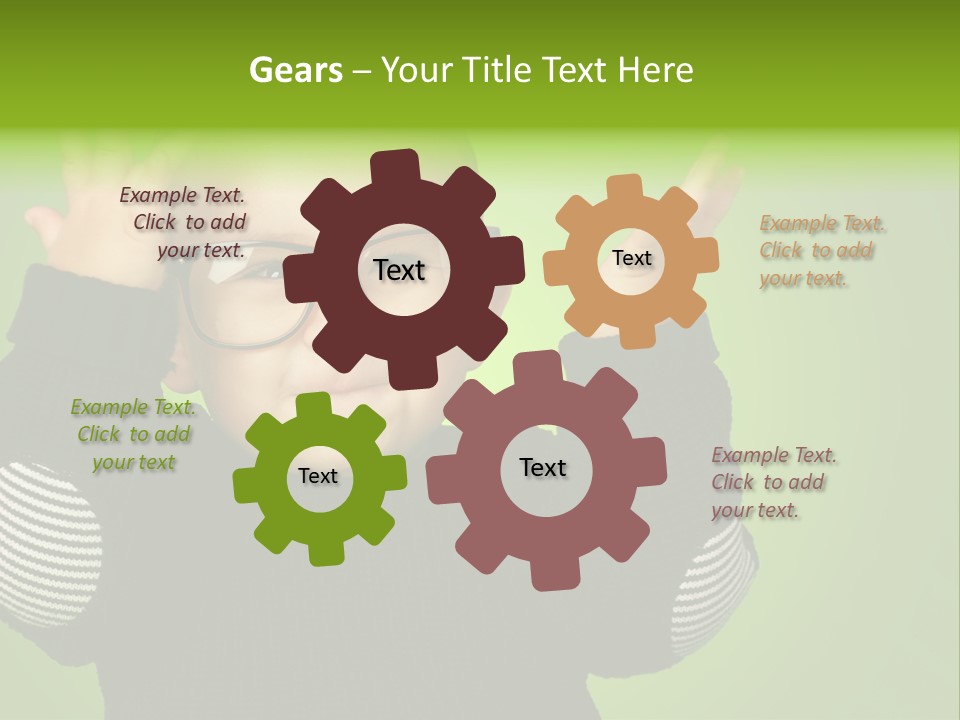 Childhood Positivity Expressive PowerPoint Template