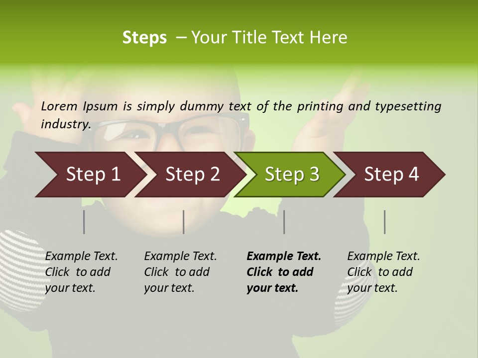 Childhood Positivity Expressive PowerPoint Template