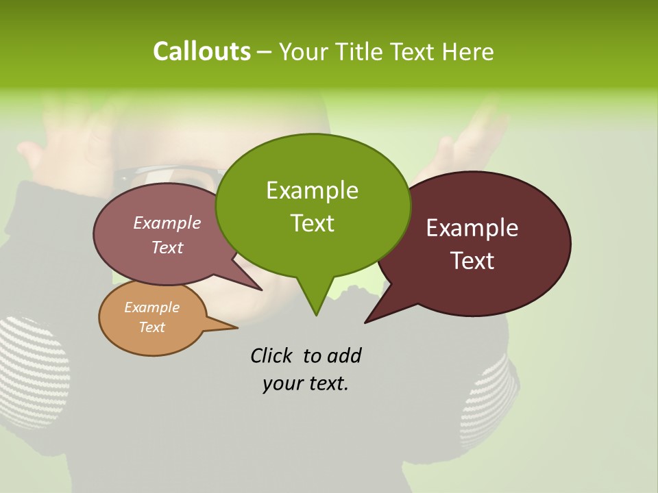 Childhood Positivity Expressive PowerPoint Template