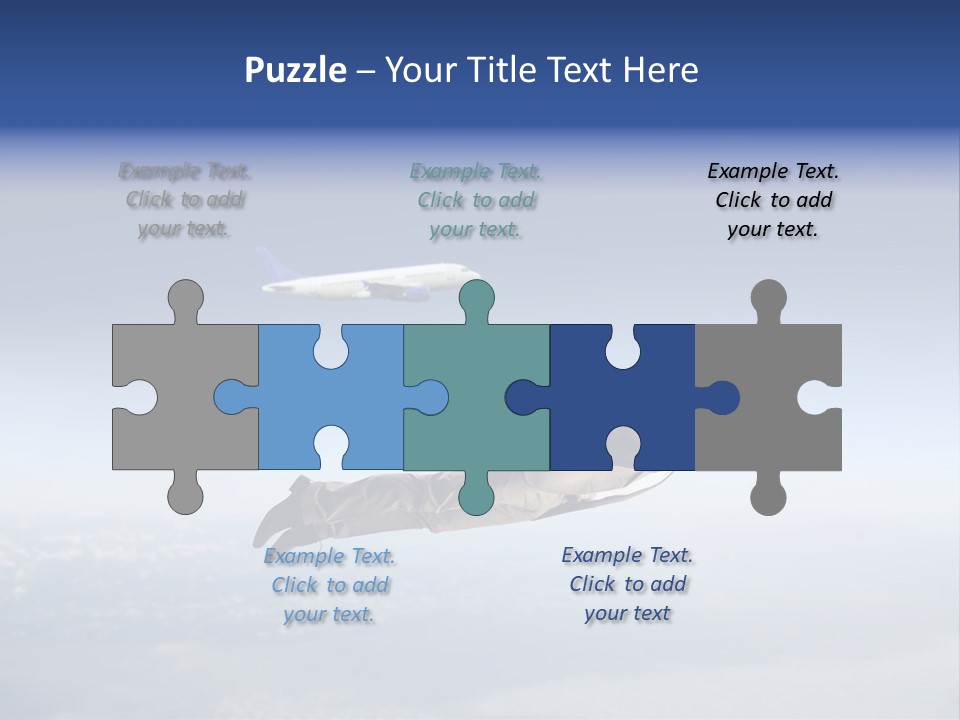 Soar Air Airplane PowerPoint Template