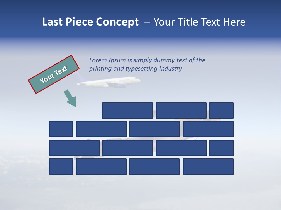 Soar Air Airplane PowerPoint Template