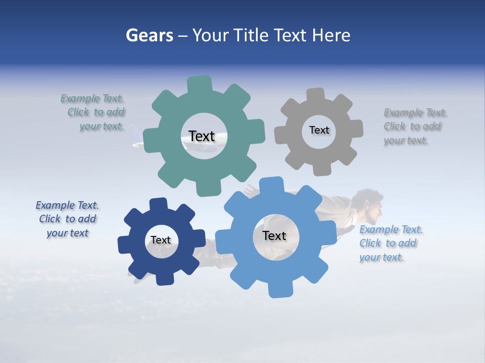 Soar Air Airplane PowerPoint Template