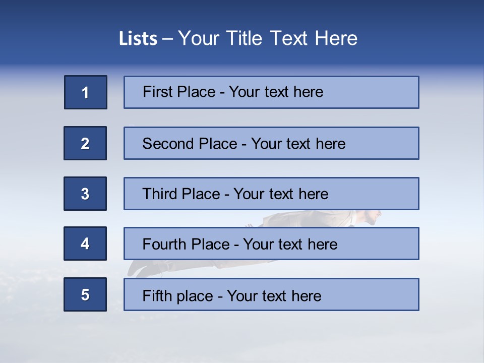 Soar Air Airplane PowerPoint Template