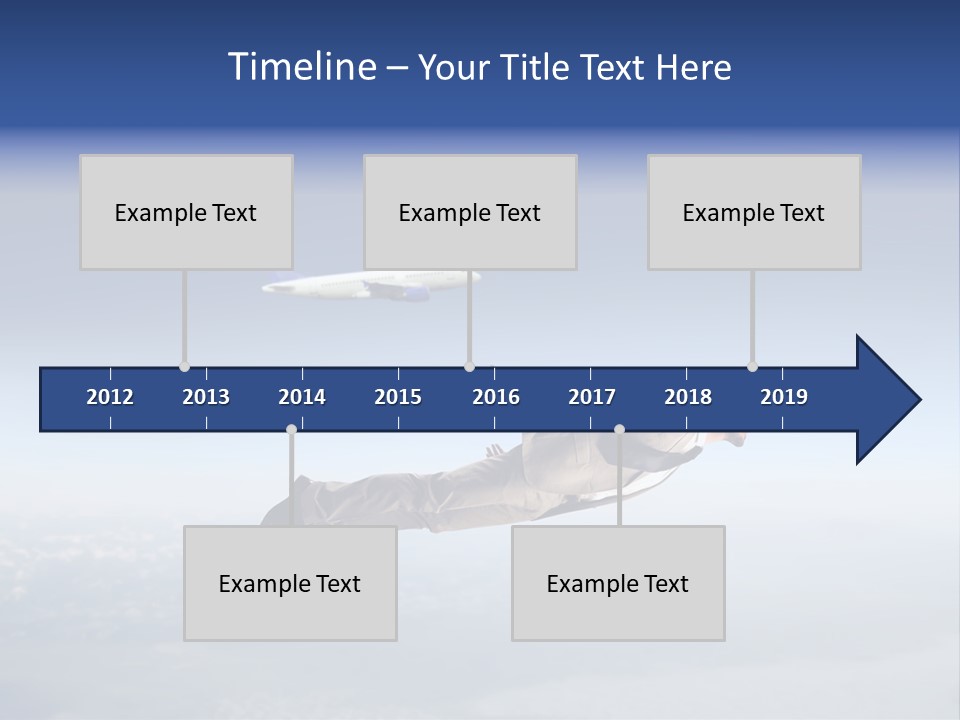 Soar Air Airplane PowerPoint Template