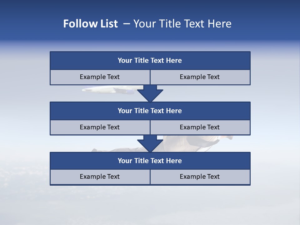 Soar Air Airplane PowerPoint Template