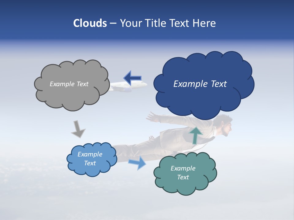 Soar Air Airplane PowerPoint Template