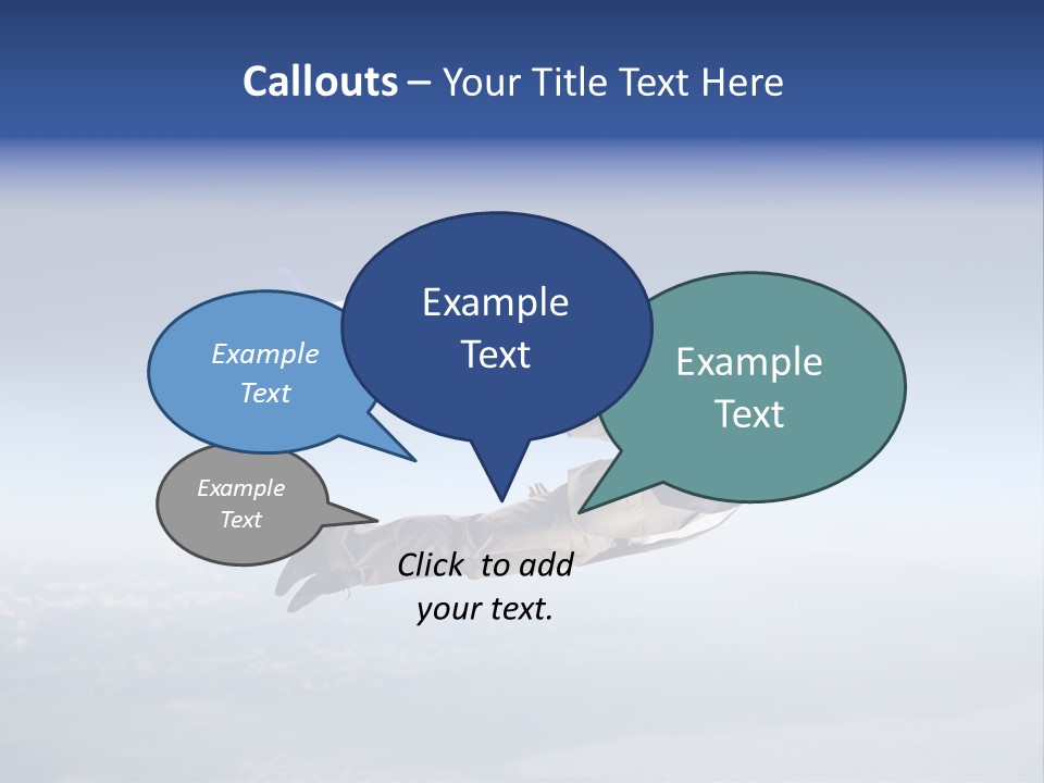 Soar Air Airplane PowerPoint Template
