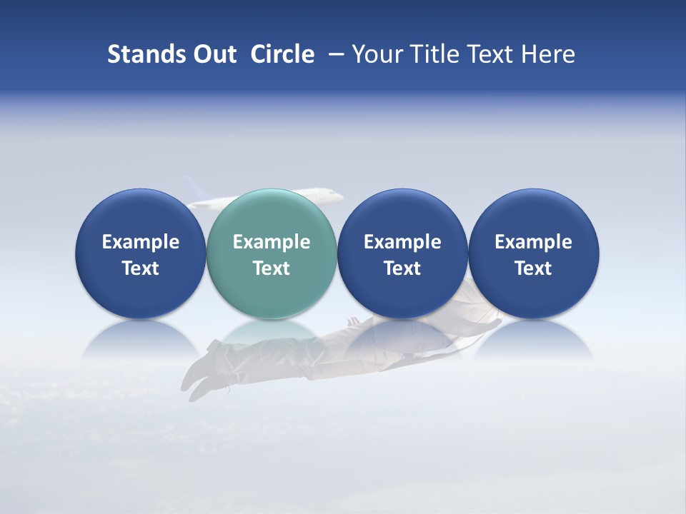 Soar Air Airplane PowerPoint Template