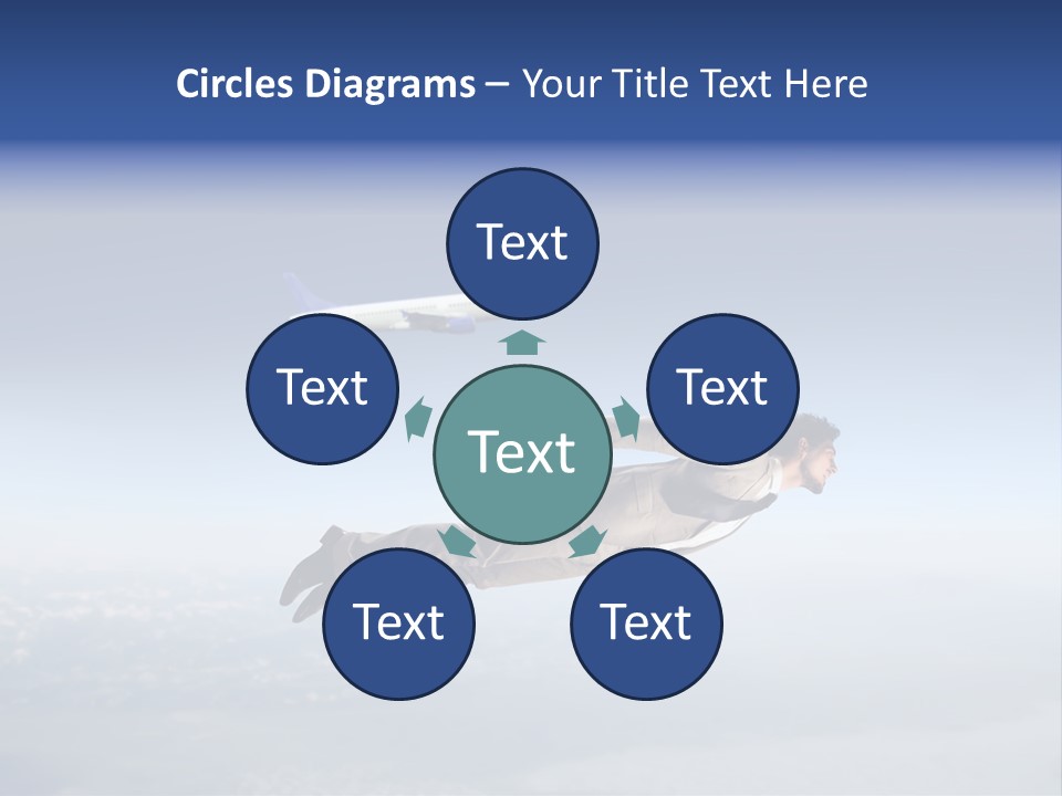 Soar Air Airplane PowerPoint Template