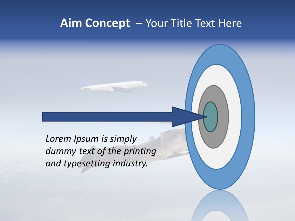 Soar Air Airplane PowerPoint Template
