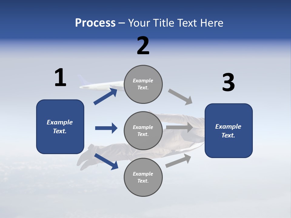 Soar Air Airplane PowerPoint Template