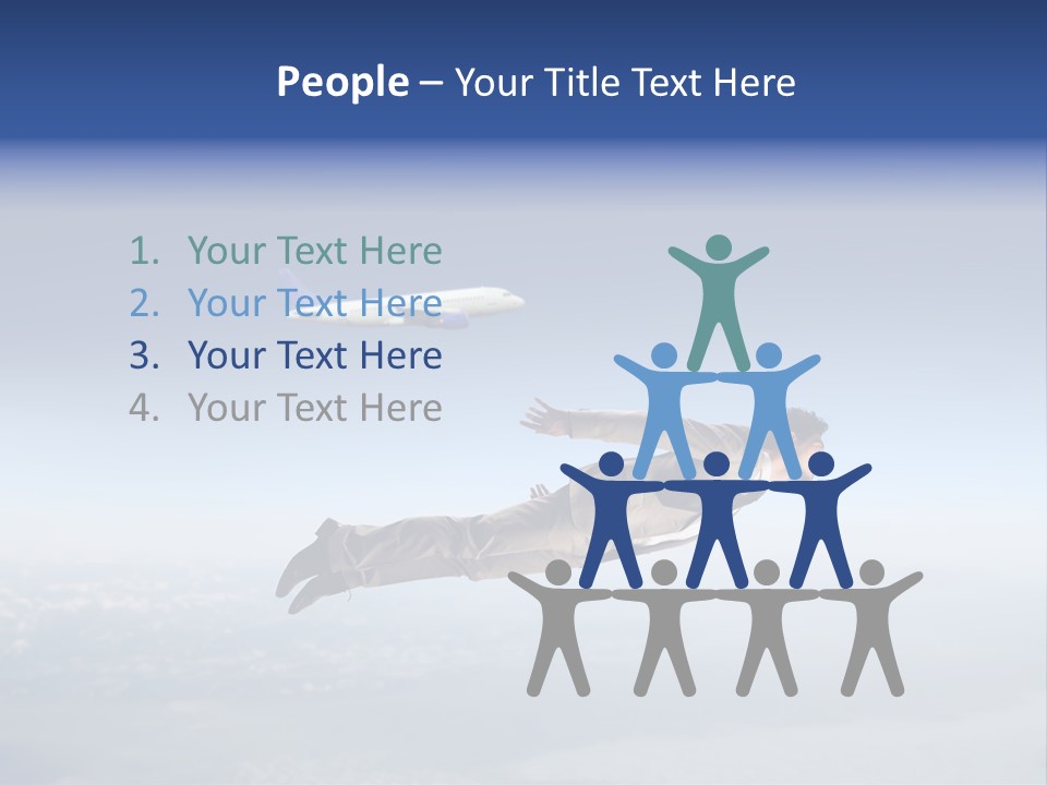 Soar Air Airplane PowerPoint Template
