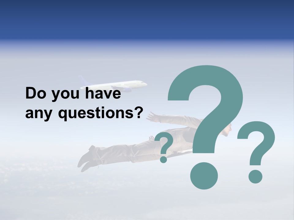 Soar Air Airplane PowerPoint Template