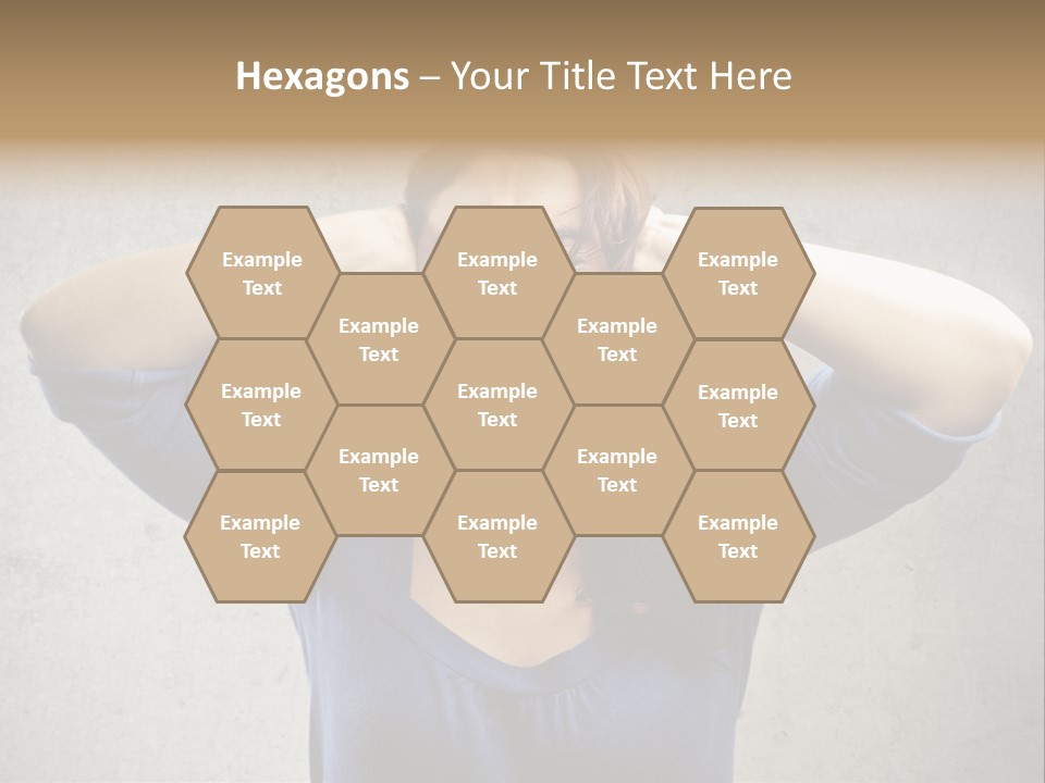 Headache Portrait Sound PowerPoint Template