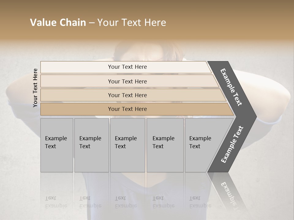 Headache Portrait Sound PowerPoint Template