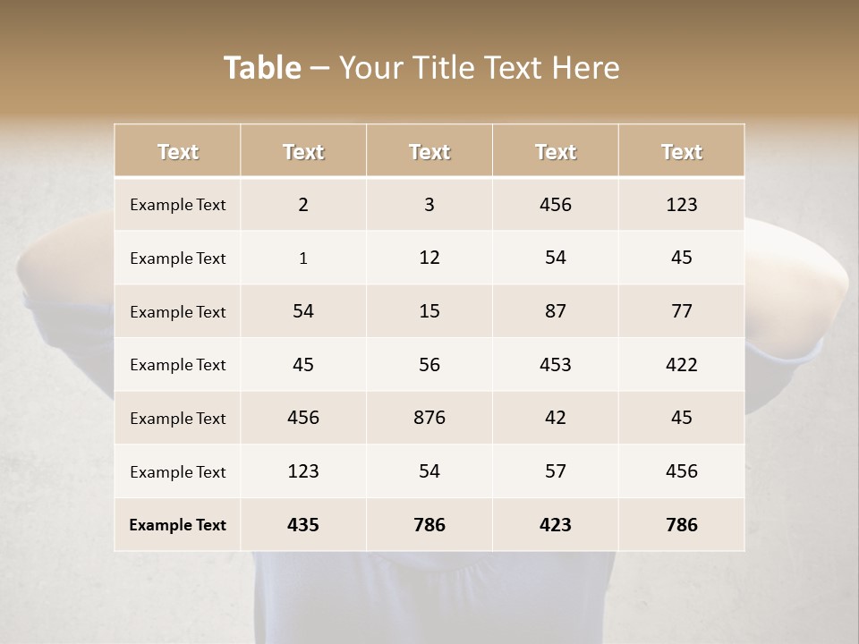 Headache Portrait Sound PowerPoint Template