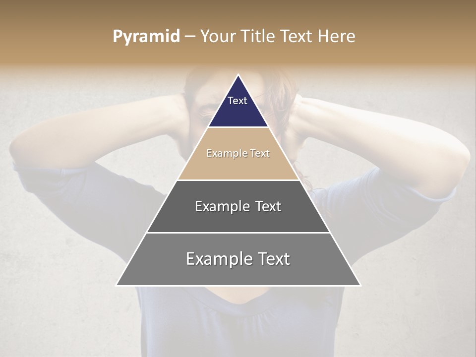 Headache Portrait Sound PowerPoint Template