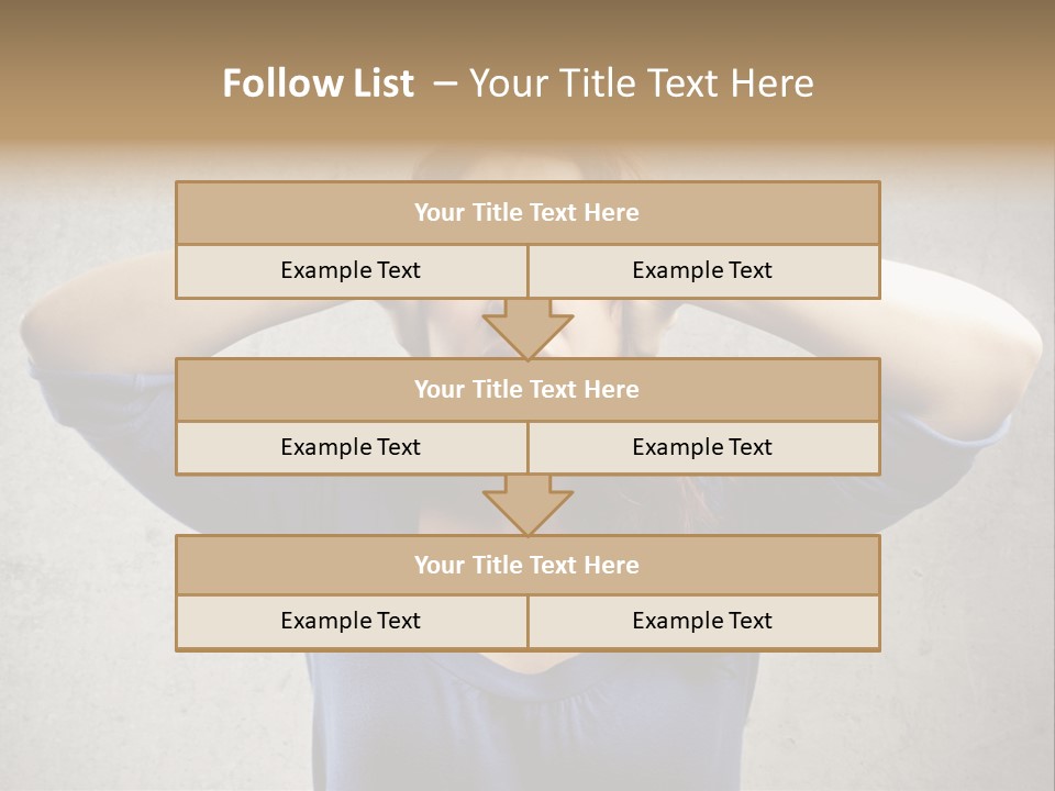 Headache Portrait Sound PowerPoint Template