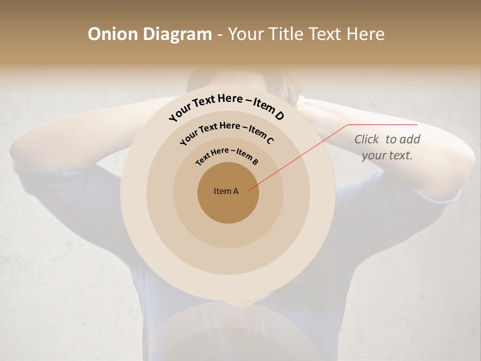 Headache Portrait Sound PowerPoint Template