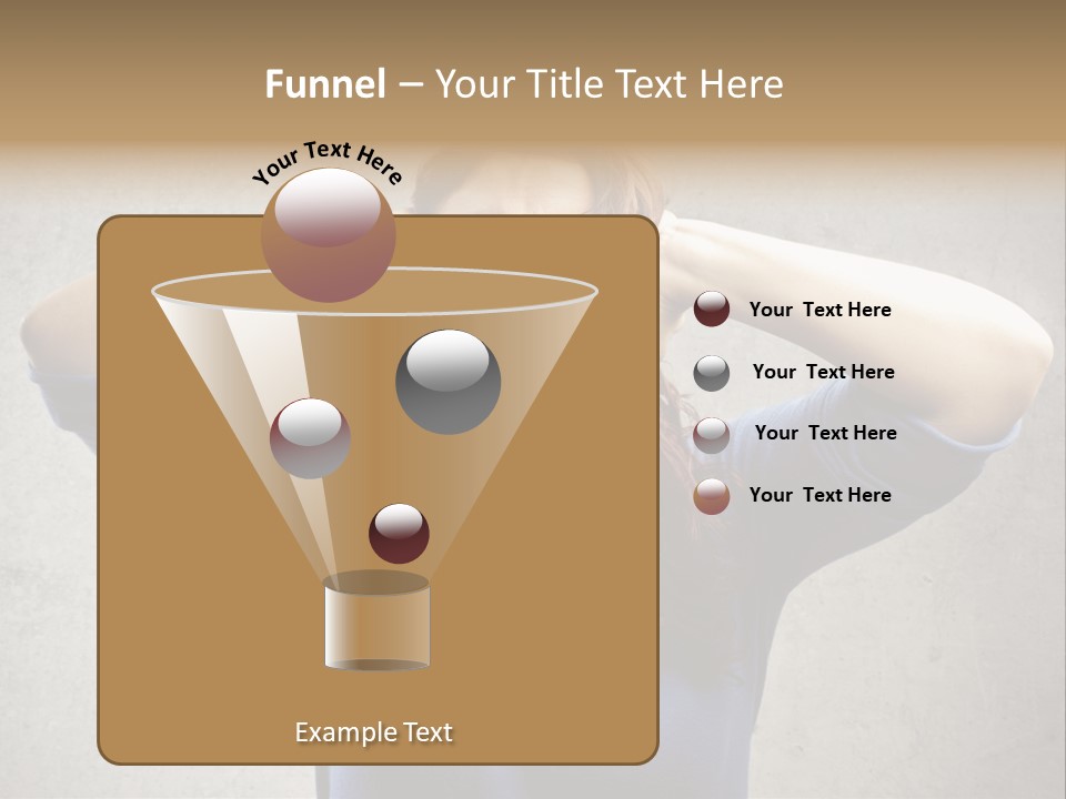 Headache Portrait Sound PowerPoint Template