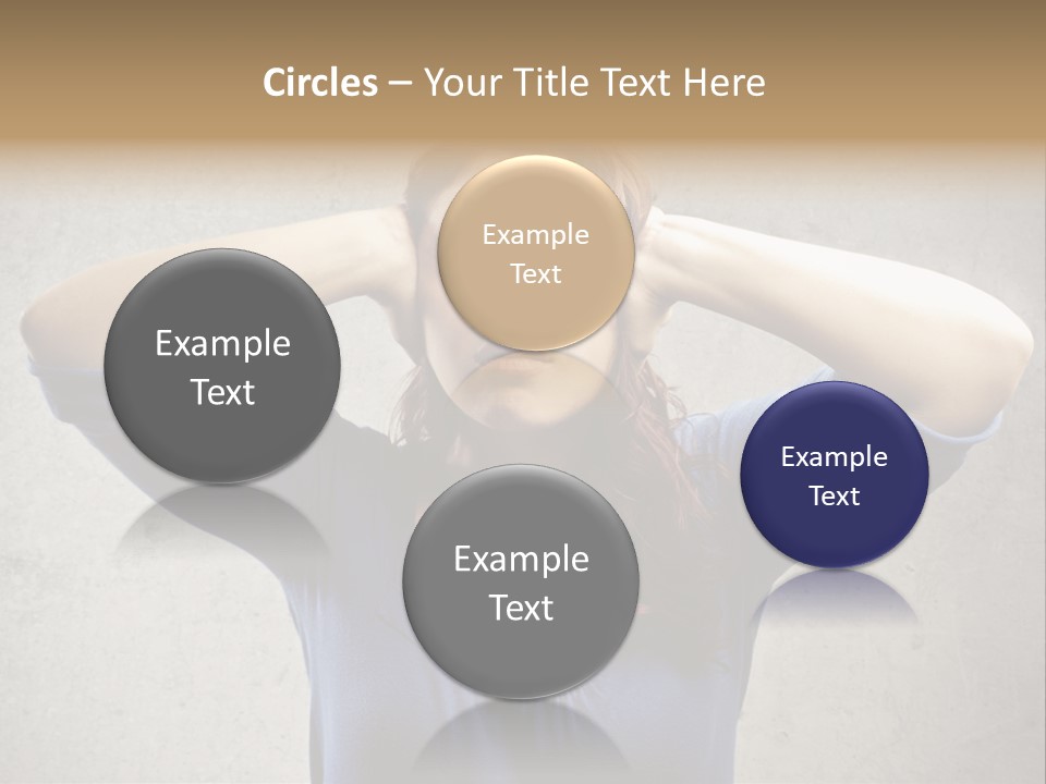 Headache Portrait Sound PowerPoint Template