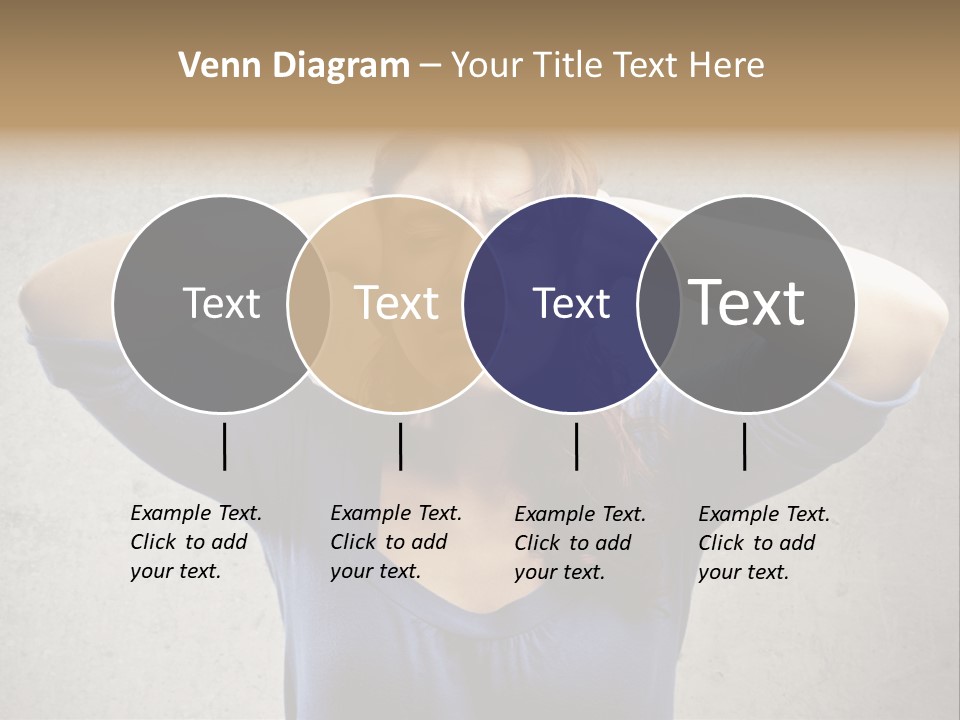 Headache Portrait Sound PowerPoint Template