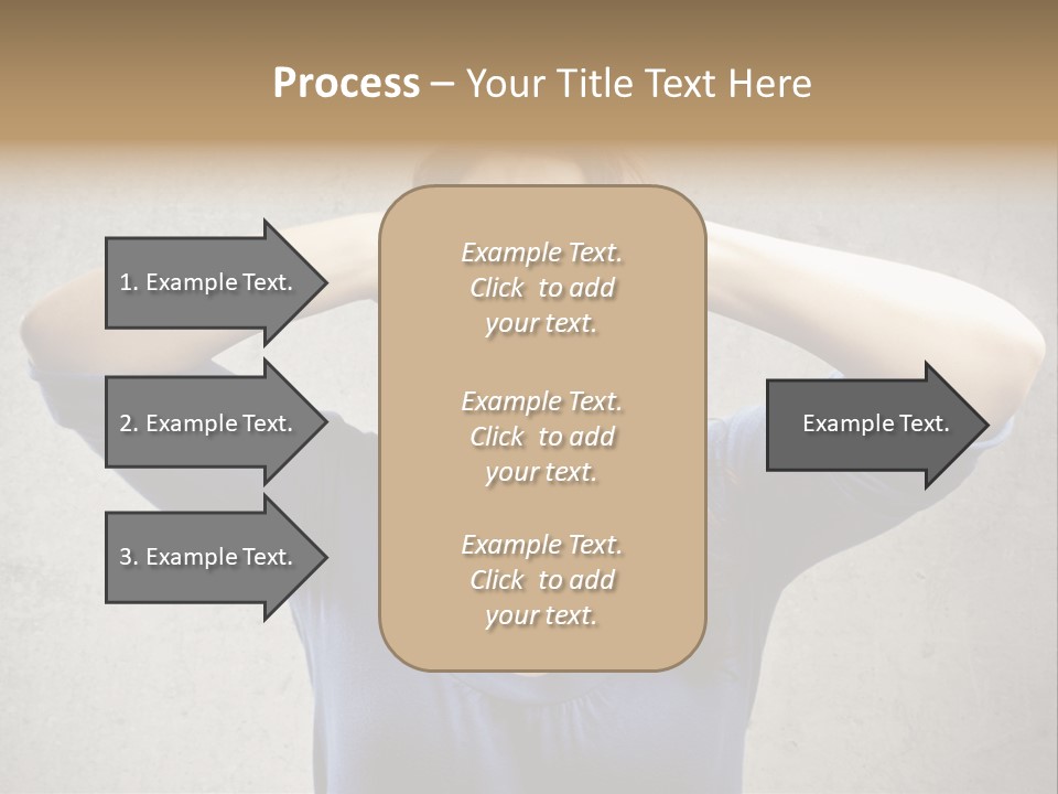 Headache Portrait Sound PowerPoint Template