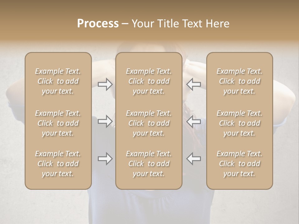 Headache Portrait Sound PowerPoint Template