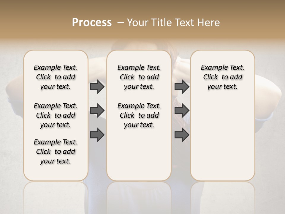 Headache Portrait Sound PowerPoint Template