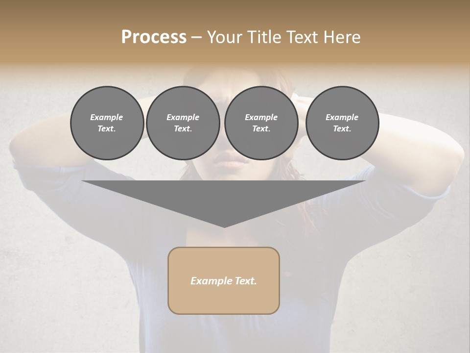 Headache Portrait Sound PowerPoint Template