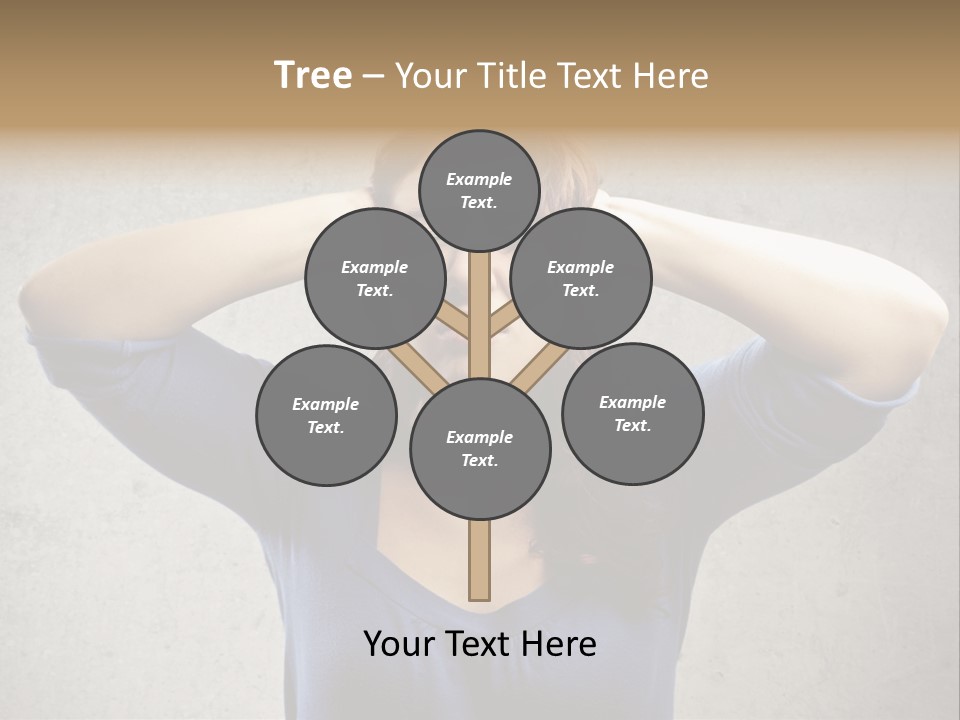 Headache Portrait Sound PowerPoint Template