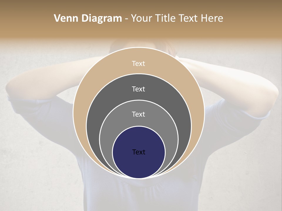 Headache Portrait Sound PowerPoint Template