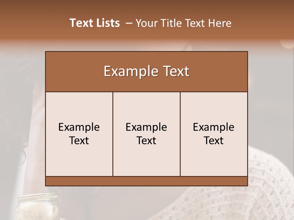 Closeup Earrings White PowerPoint Template