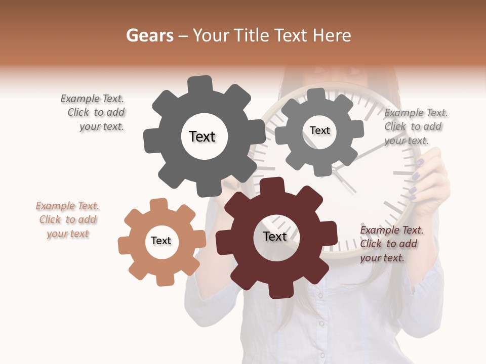 Girl Time Schedule PowerPoint Template
