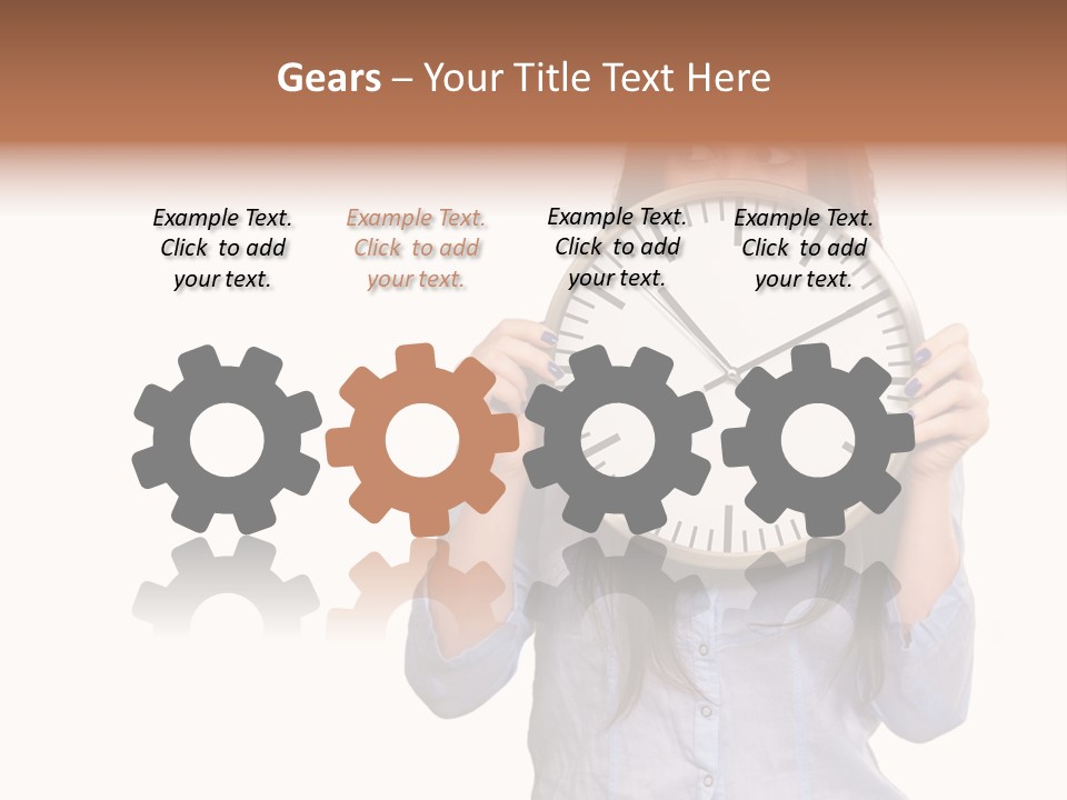 Girl Time Schedule PowerPoint Template