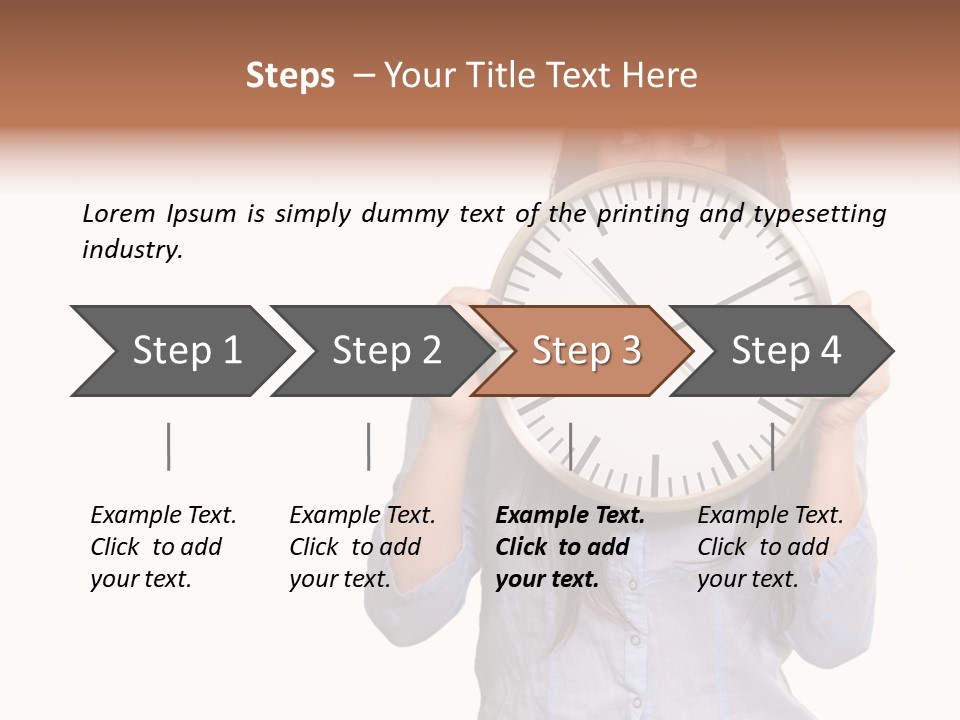 Girl Time Schedule PowerPoint Template