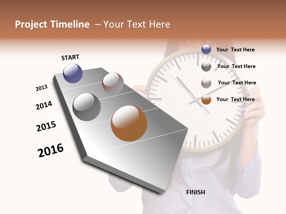 Girl Time Schedule PowerPoint Template