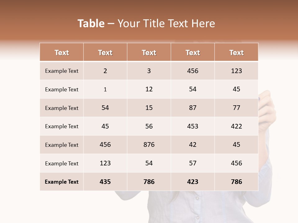 Girl Time Schedule PowerPoint Template