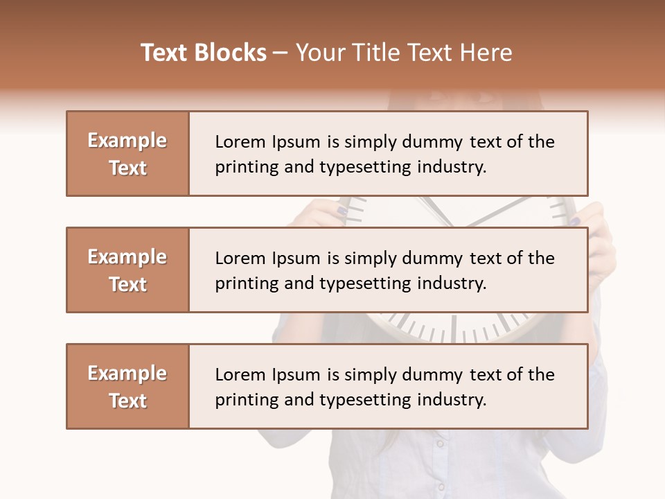 Girl Time Schedule PowerPoint Template