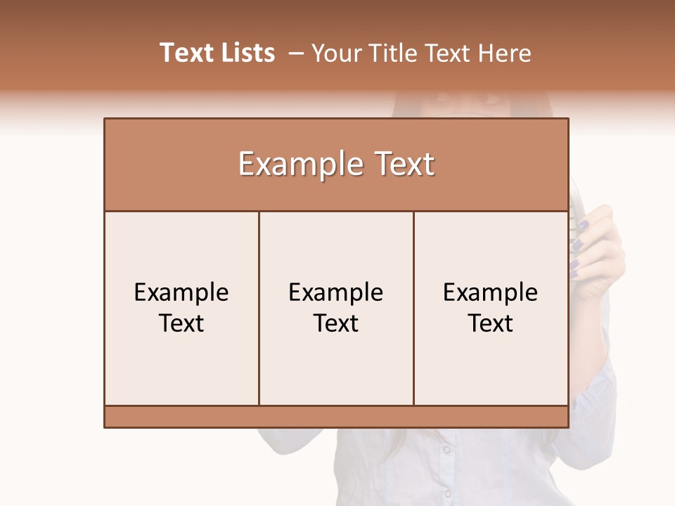 Girl Time Schedule PowerPoint Template