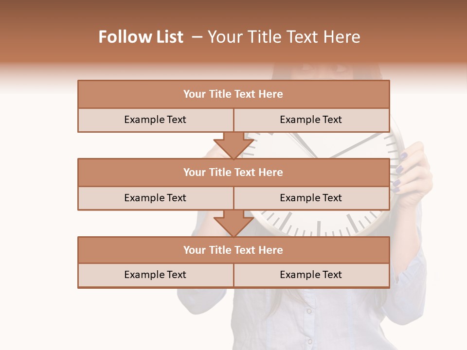 Girl Time Schedule PowerPoint Template