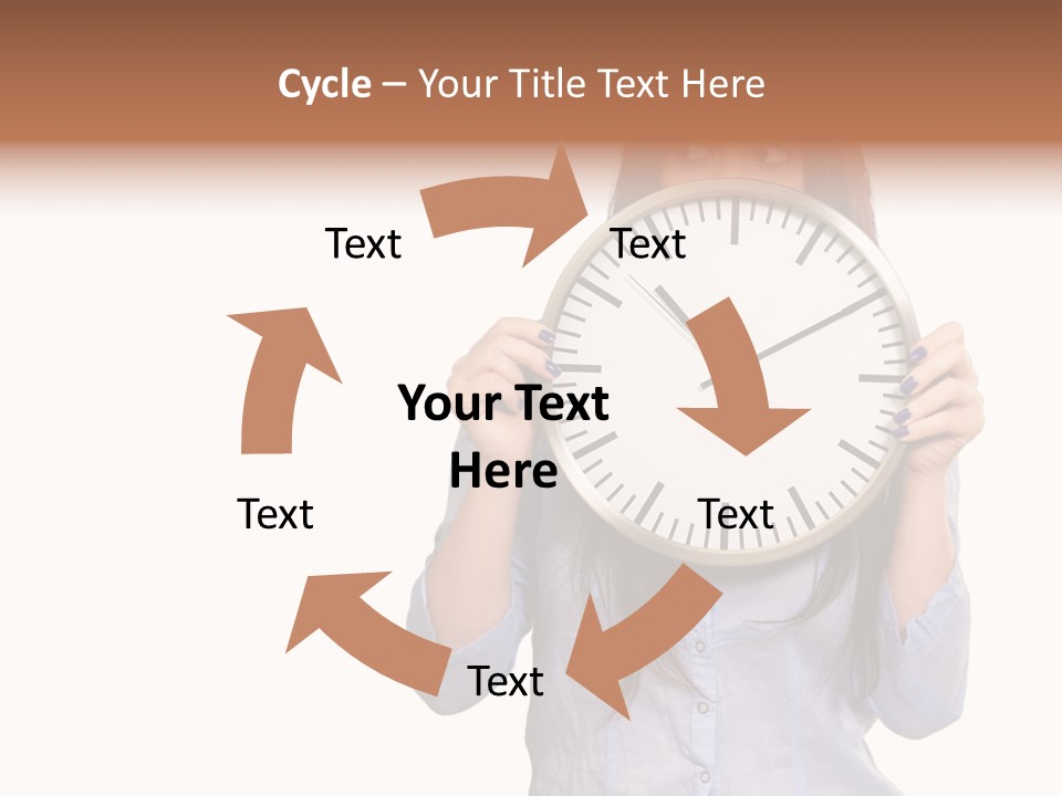 Girl Time Schedule PowerPoint Template