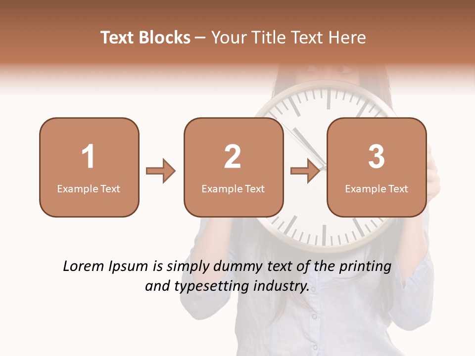 Girl Time Schedule PowerPoint Template