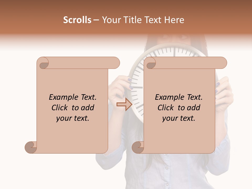 Girl Time Schedule PowerPoint Template